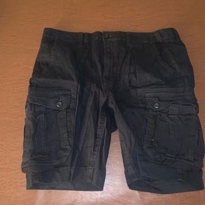 Arizona Jean co w36 black cargo shorts